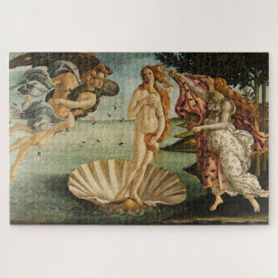 Botticelli's Birth of Venus Italian Renaissance Jigsaw Puzzle