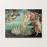 Botticelli's "Birth of Venus" Renaissance Painting Jigsaw Puzzle<br><div class="desc">30- to 252-piece jigsaw puzzle featuring "The Birth of Venus",  a famous Italian Renaissance painting by Sandro Botticelli. The painting depicts the goddess,  Venus,  standing on a giant scallop shell.</div>