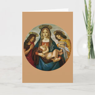 Botticelli's Madonna And Child Card