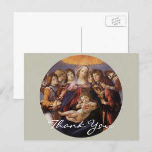 Botticelli's Madonna and Child Postcard