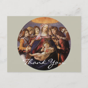 Botticelli's Madonna and Child Postcard