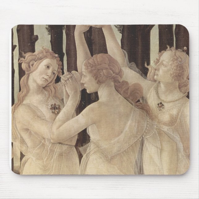 Botticelli's Three Graces Mousepad (Front)