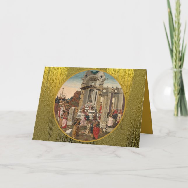 Botticini's Adoration of the Magi Holiday (Front)