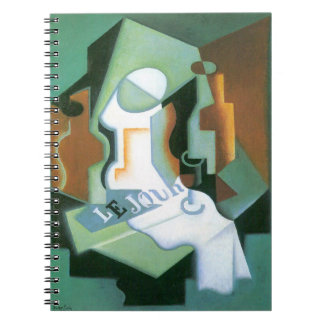 Bottle and Fruit Dish by Juan Gris, Vintage Cubism Notebook