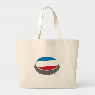 Bottle Cap Large Tote Bag
