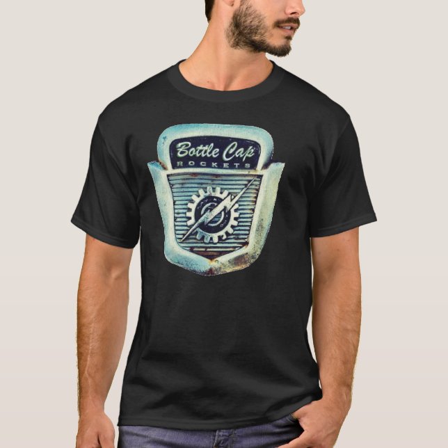 Bottle Cap Rockets T-Shirt (Front)