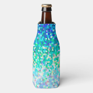 Bottle Cooler Mosaic Sparkley Texture