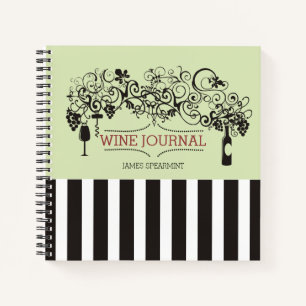 Bottle corkscrew homemade wine tasting journal