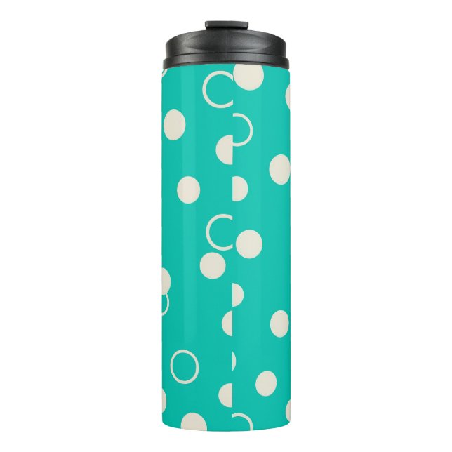 Bottle DESIGN Standard Graphic in Turquoise and Wh (Front)