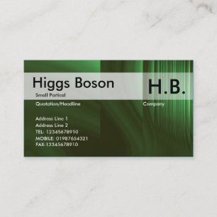 Bottle Green Refraction Business Card