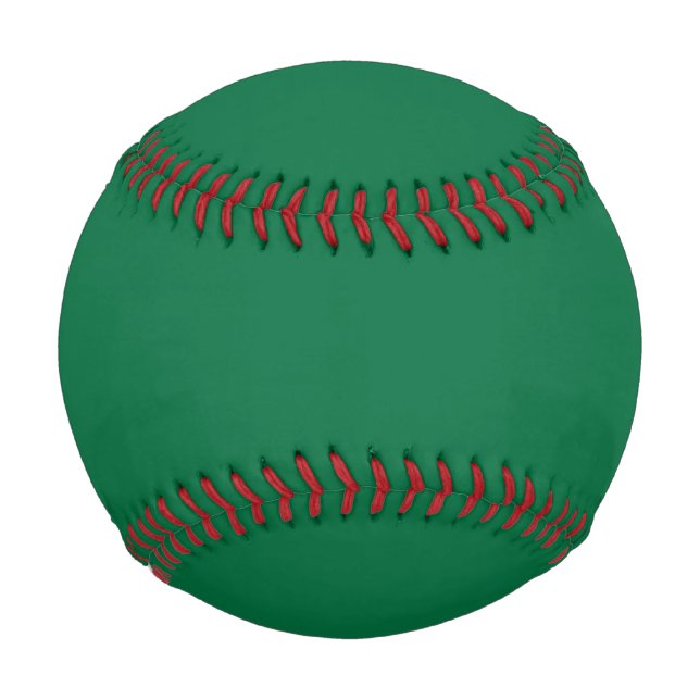 Bottle Green Solid Colour | Classic | Elegant Baseball (Front)
