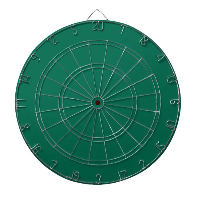 Bottle green (solid colour)  dartboard (Front)