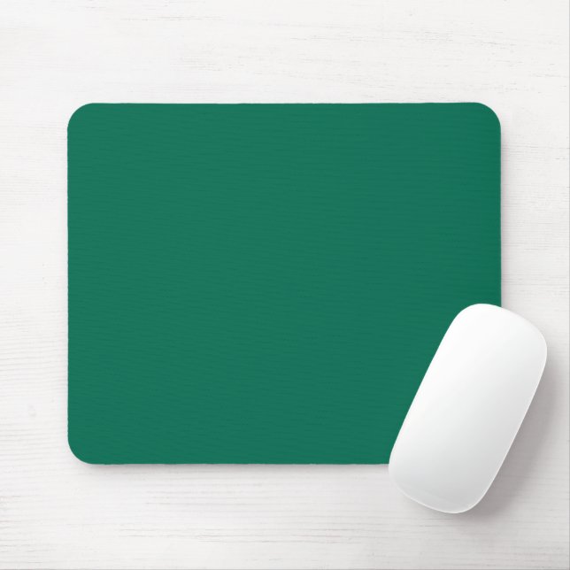 Bottle green (solid colour)  mouse mat (With Mouse)