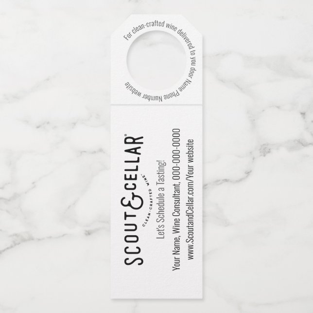 Bottle Hanger Tags (Front)