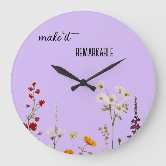 Bottle Hanger Tags Large Clock (Front)