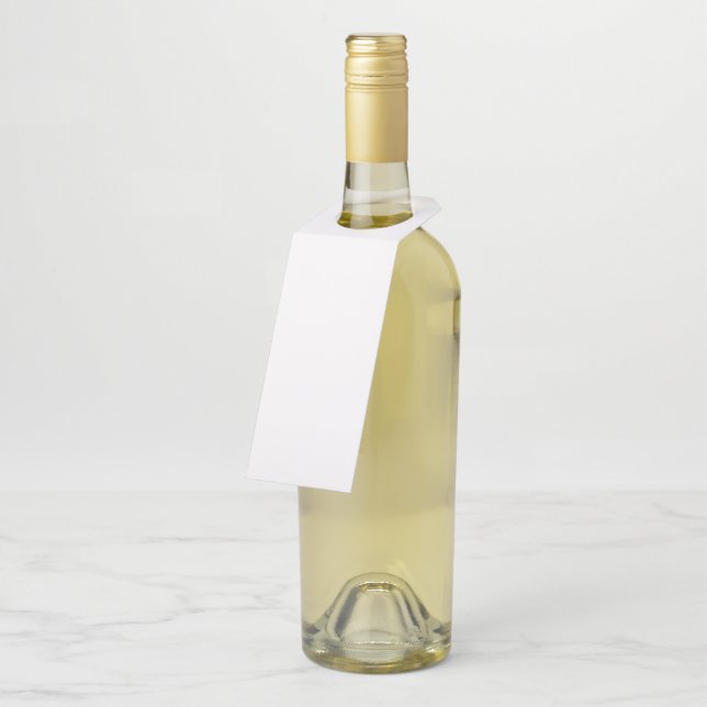 Bottle Hanger Tags, Standard Matte (Angled)