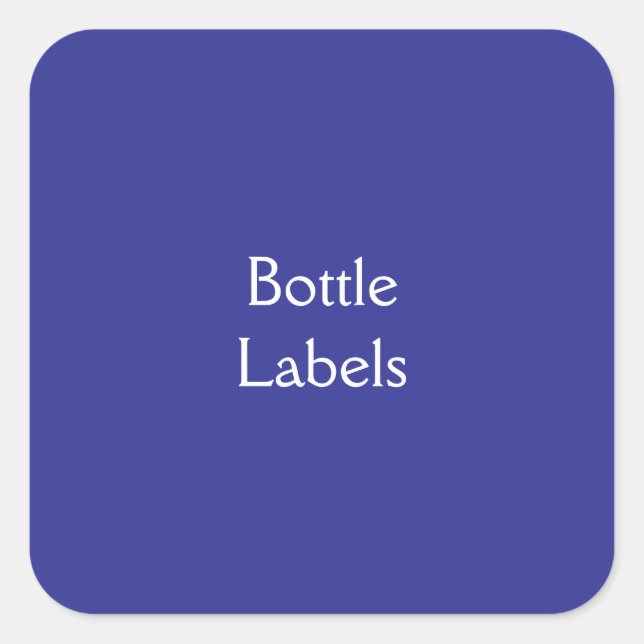 Bottle Labels (Front)