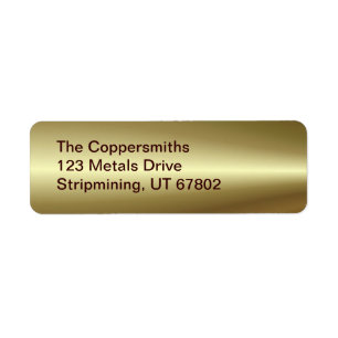 Bottle Neck brass ~ label