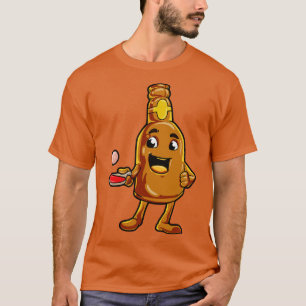 Bottle of beer as Beer Pong with Table tennis ball T-Shirt