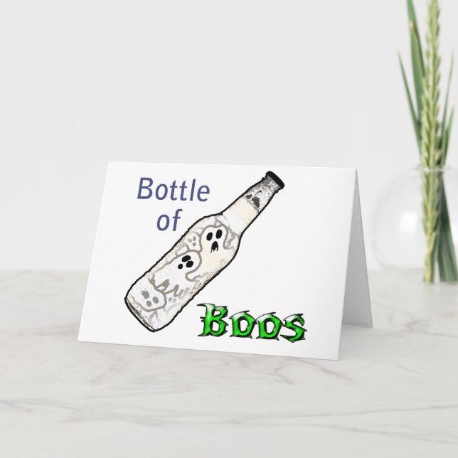 Bottle of Boos Card (Front)