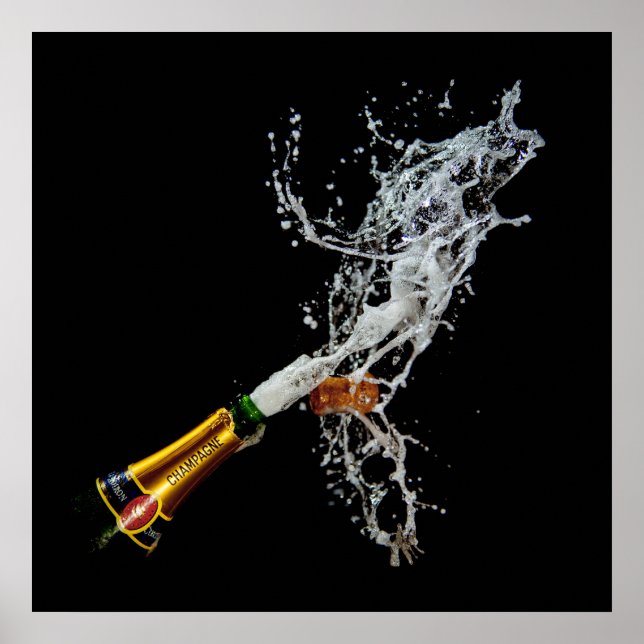 Bottle of Champagne	 Poster/Print Poster (Front)