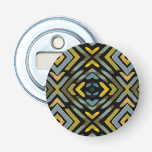Bottle Opener Blue Gold Black Tire Tread