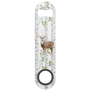 Bottle Opener Deer Doe Buck Forest Woodland Huntin