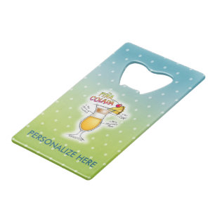 BOTTLE OPENER - PINA COLADA RECIPE COCKTAIL ART