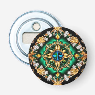 Bottle opener with Brazilian Colours Design