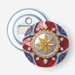 Bottle opener with Colombian Colours Design