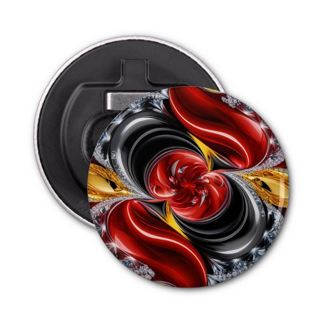 Bottle opener with German Colours Design (Front)