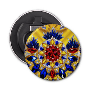 Bottle opener with Romanian Colours Design
