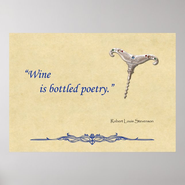 Bottled Poetry Poster (Front)