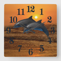 Bottlenose Dolphin at Sunset