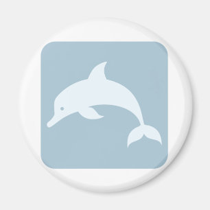 Bottlenose Dolphin Icon Magnet