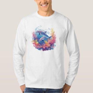 Bottlenose Dolphin Long T-Shirt