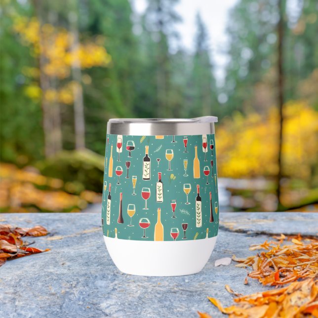 Bottles and Glasses Pattern (Outdoor)