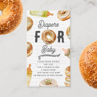 Bottles & Bagels Baby Shower Brunch Diaper Raffle