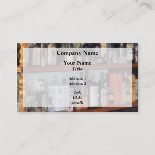 Bottles in General Store Business Card