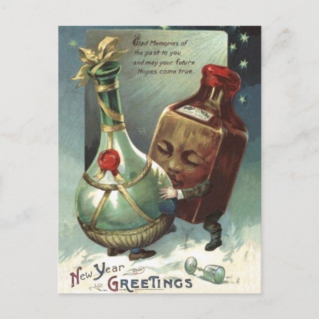 Bottles in Love Postcard (Front)