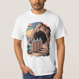 Bottles Near A Cave Entrance T-Shirt