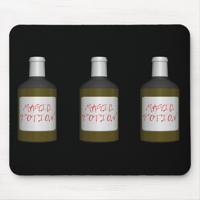 Bottles of magic potion. mouse mat (Front)