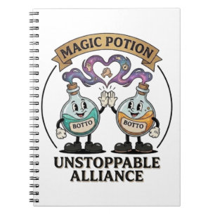 Botto Brand Unstoppable Alliance Retro Magic Potio Notebook
