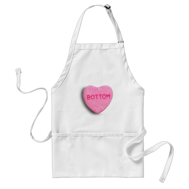 Bottom Candy Heart Standard Apron (Front)