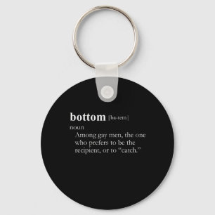 BOTTOM (definition) Key Ring