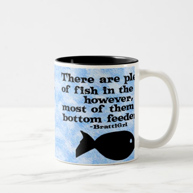 Bottom Feeders Two-Tone Coffee Mug (Right)