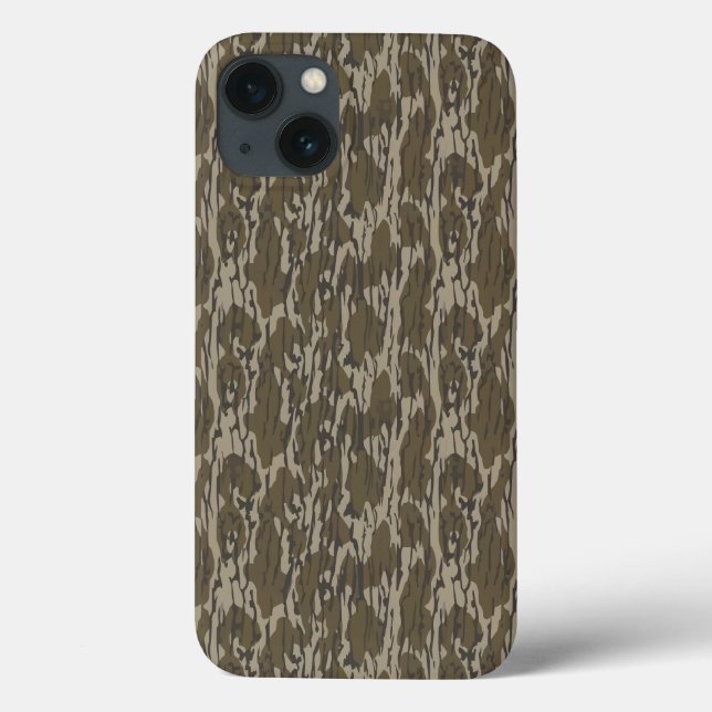 Bottom Lands Camo for Men Hunting Apparel Gear Case-Mate iPhone Case (Back)