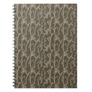 Bottom Lands Camo for Men Hunting Apparel Gear Notebook