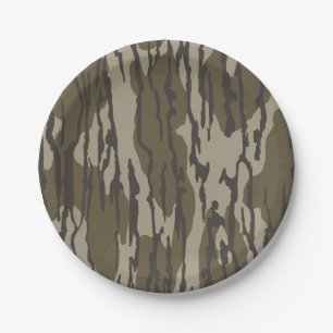 Bottom Lands Camo for Men Hunting Apparel Gear Paper Plate