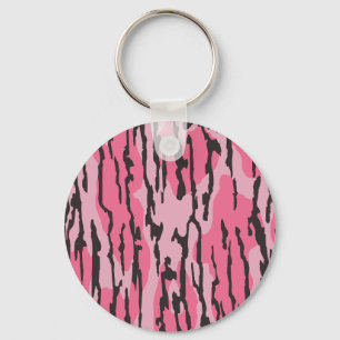 Bottom Lands Camo Pink for Women and Girls Key Ring